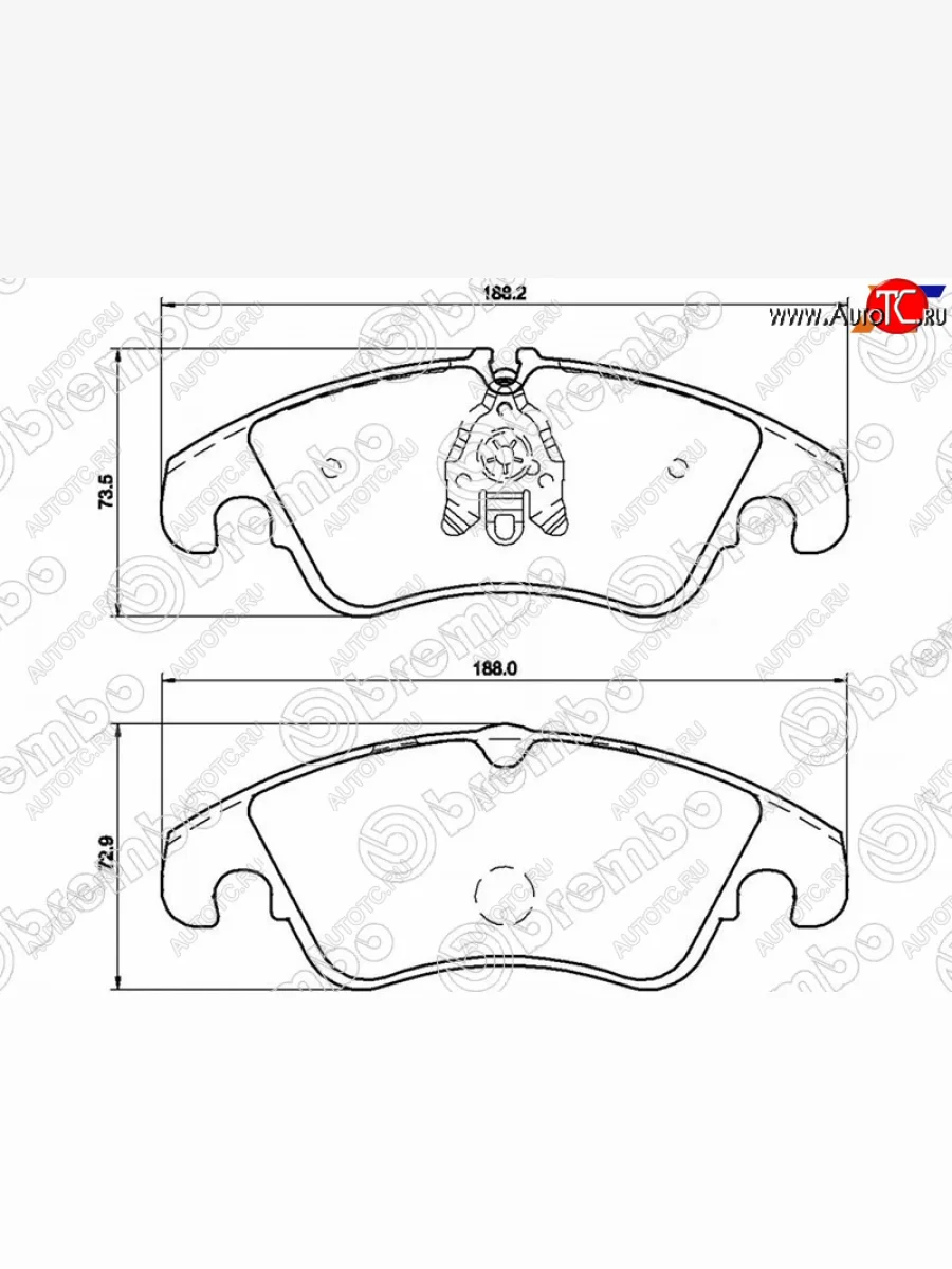 Колодки тормозные передние FL-FR SAT Audi A4 Allroad B9 рестайлинг (2019-2022)  в Керчи Республика Крым