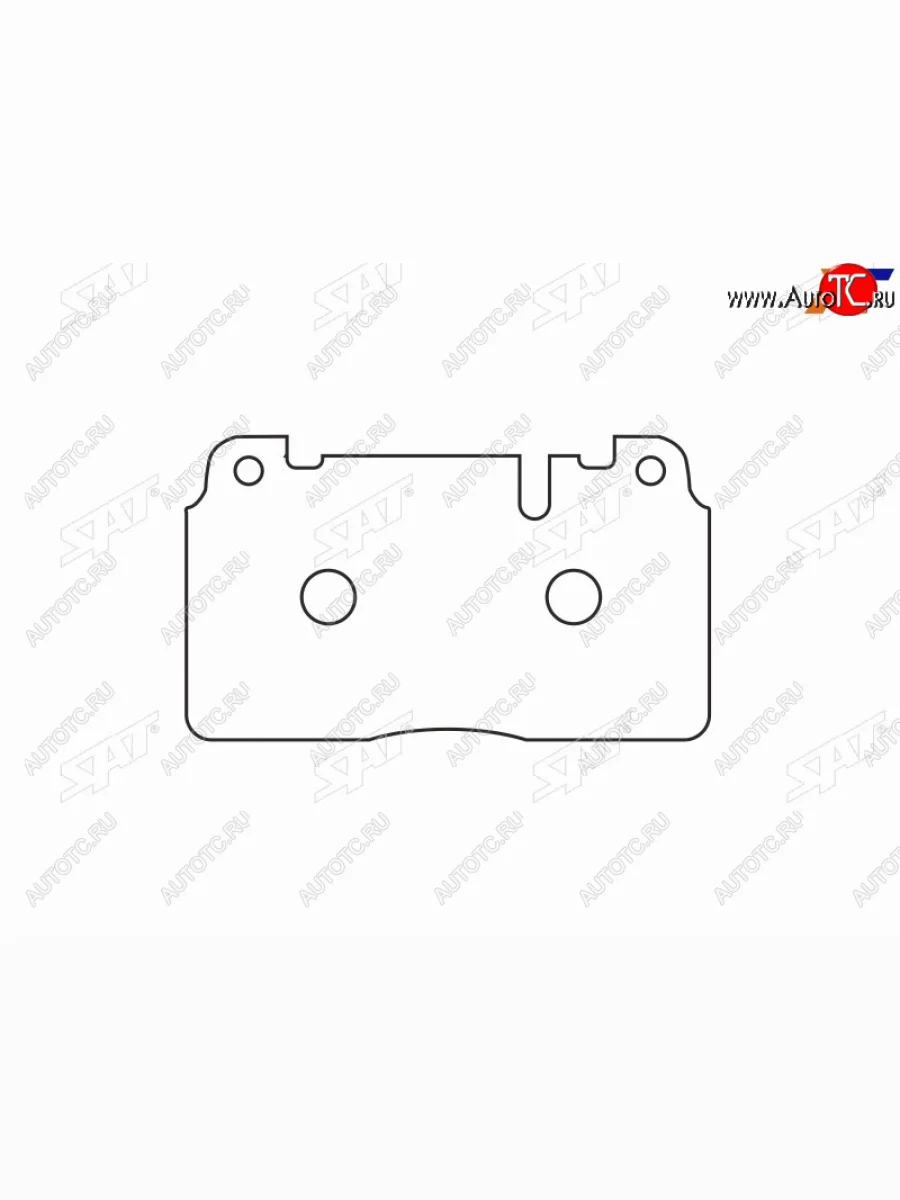 Колодки тормозные передние FL-FR SAT Audi Q5 8R рестайлинг (2012-2017)  в Керчи Республика Крым