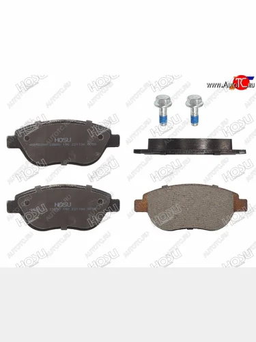 Колодки тормозные передние FL-FR SAT Peugeot 206 хэтчбэк 5 дв. 2AC рестайлинг (2003-2009)