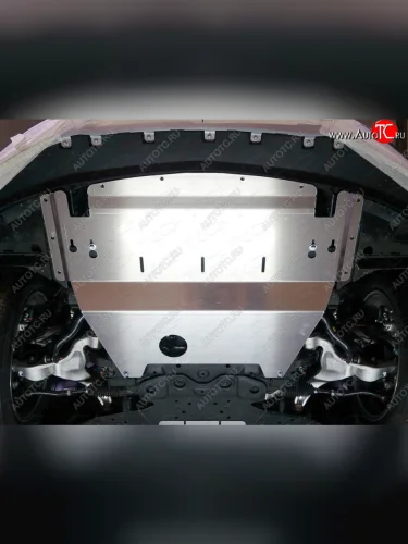 Защита картера ТСС Тюнинг (алюминий 4 мм) INFINITI Qx50  J50 (2013-2018) дорестайлинг, рестайлинг