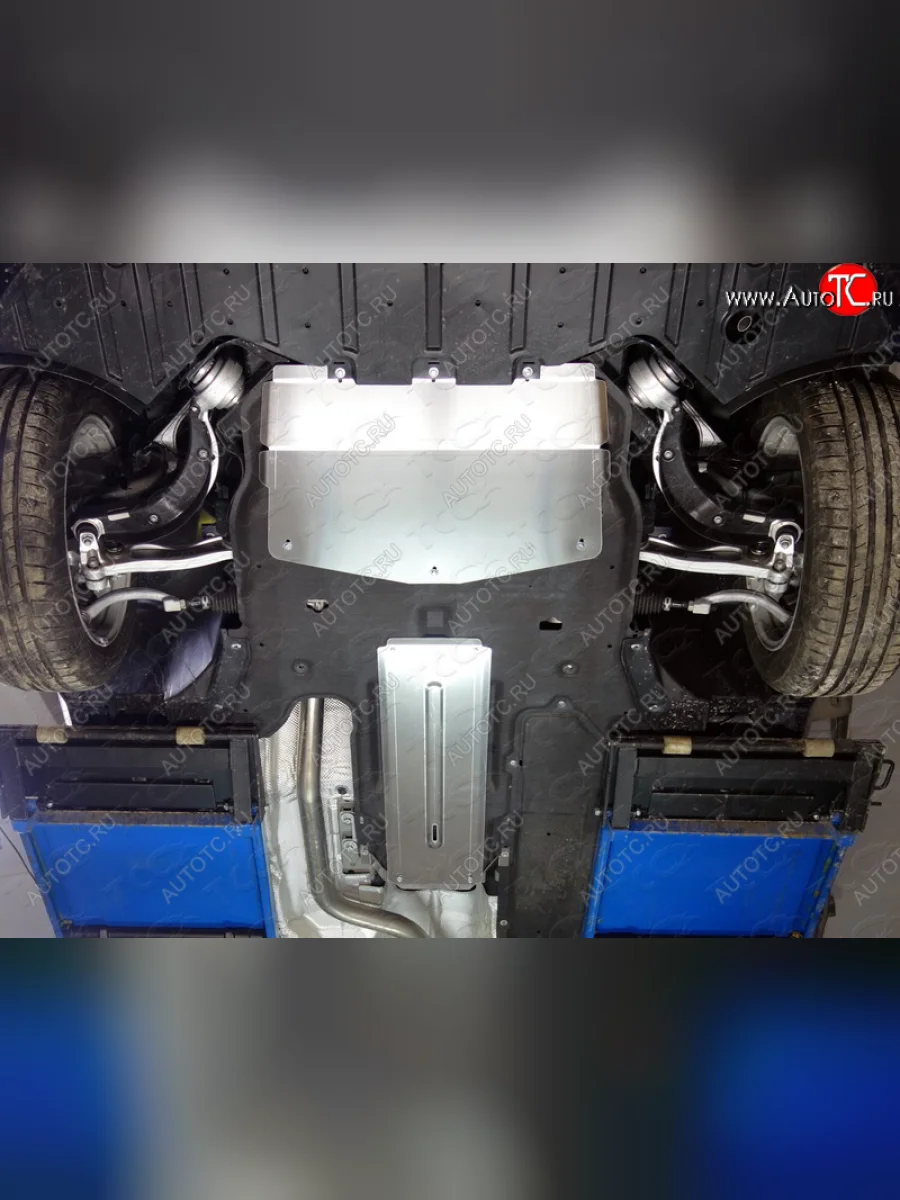 Защита картера ТСС Тюнинг  Jaguar  F-Pace  X761, XE  X250, XF  X260 (алюминий 4 мм)  с доставкой в г. Керчь