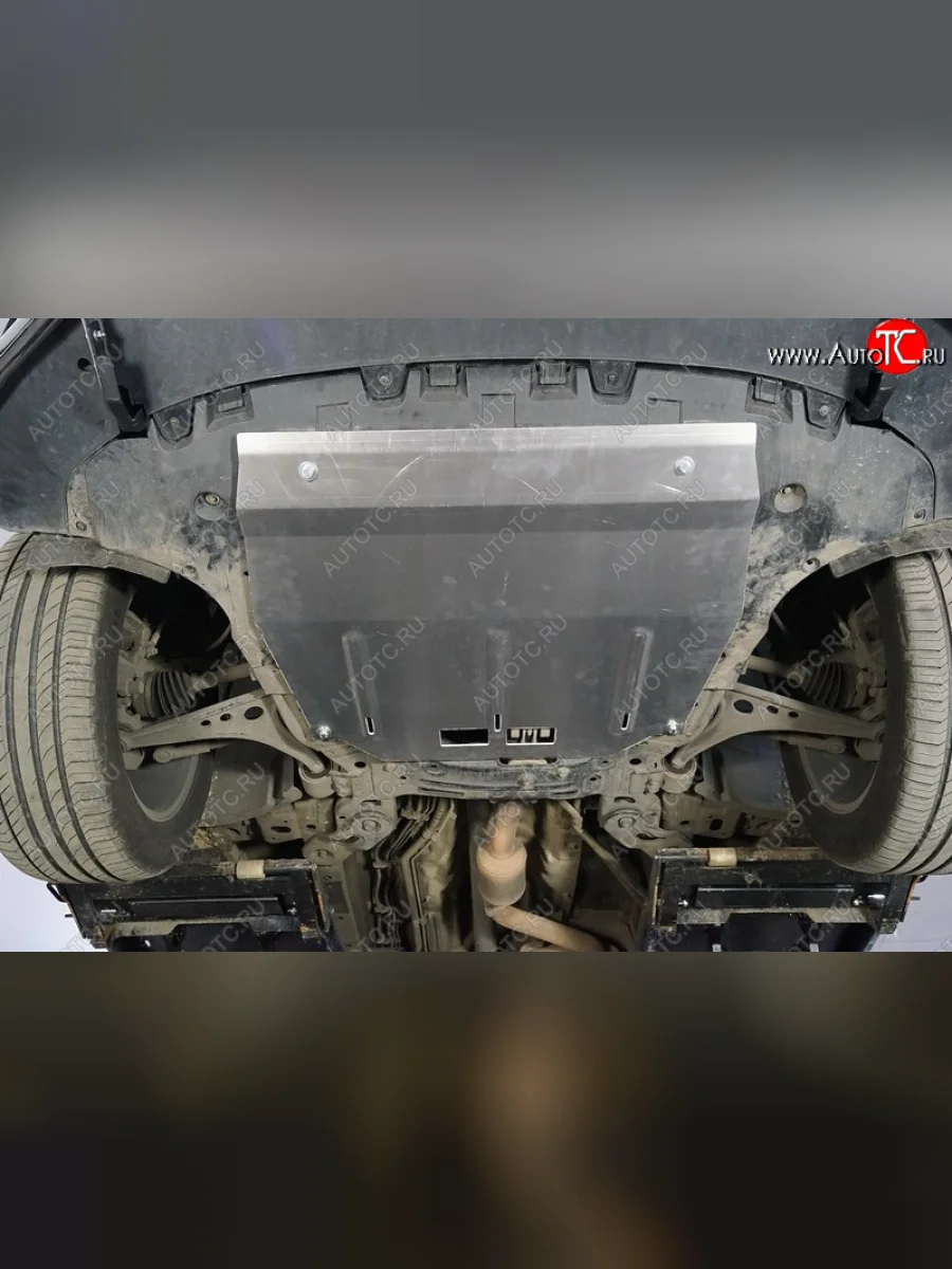 Защита картера и КПП ТСС Тюнинг GAC GS8 (2016-2023) (алюминий 4 мм)  с доставкой в г. Керчь