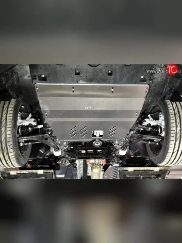 Защита картера и КПП ТСС Тюнинг (алюминий 4 мм) GAC GS8 (2016-2023)