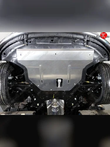 Защита картера и КПП ТСС Тюнинг (алюминий 4 мм) Hyundai Creta  GS (2015-2021) дорестайлинг, рестайлинг