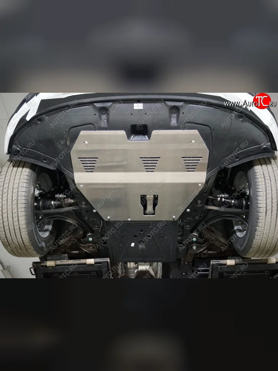 Защита картера и КПП ТСС Тюнинг Hyundai Tucson NX4 (2020-2022) (алюминий 4 мм)  в Керчи Республика Крым