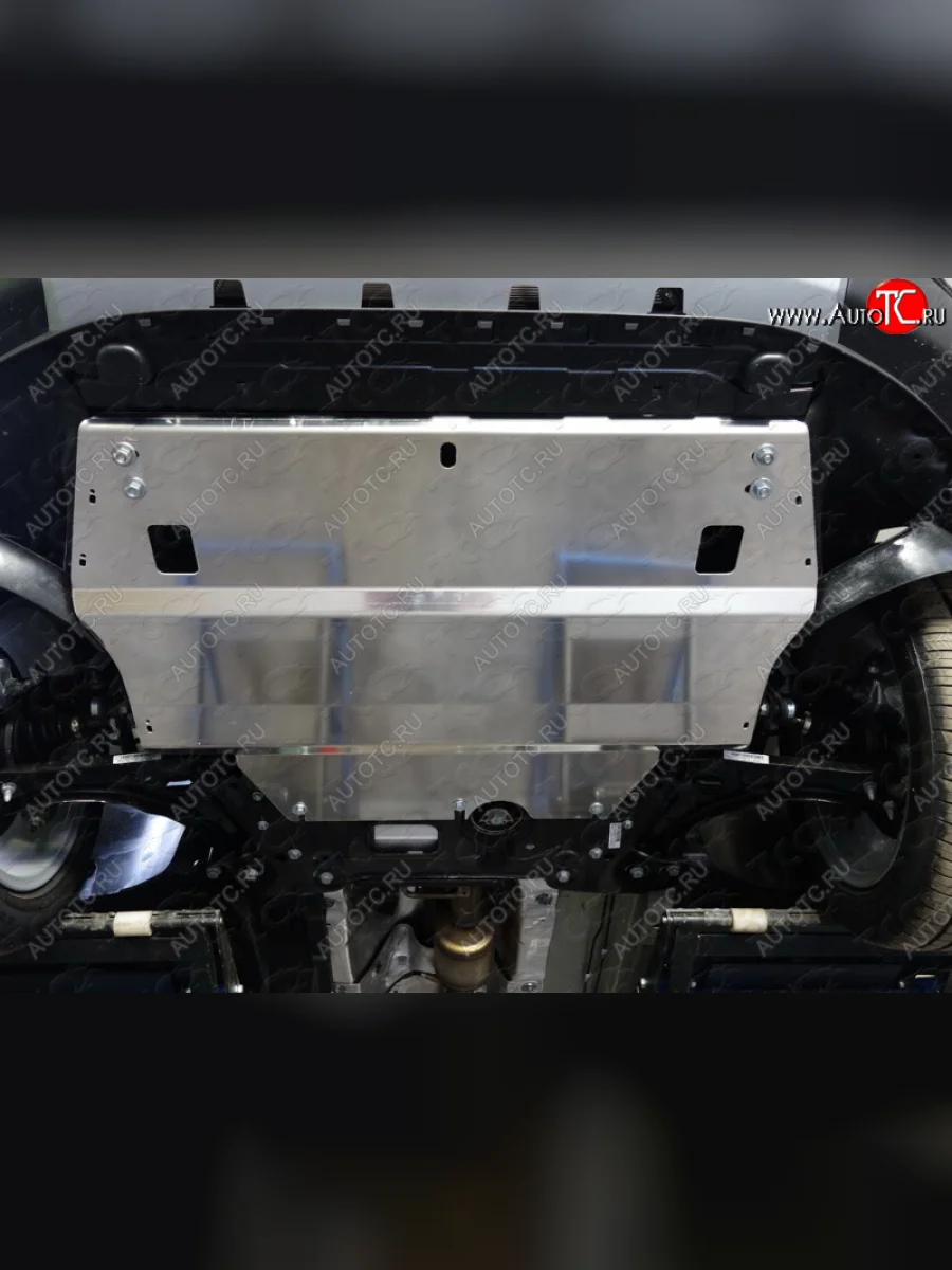 Защита картера и КПП ТСС Тюнинг Skoda Superb B6 (3T) лифтбэк дорестайлинг (2008-2013) (алюминий 4 мм)  в Перми Пермском крае