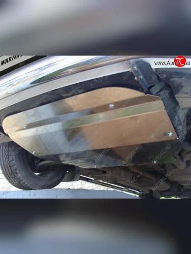 Защита картера и КПП ТСС Тюнинг (алюминий 4 мм) Volkswagen Multivan T5 рестайлинг (2009-2015)