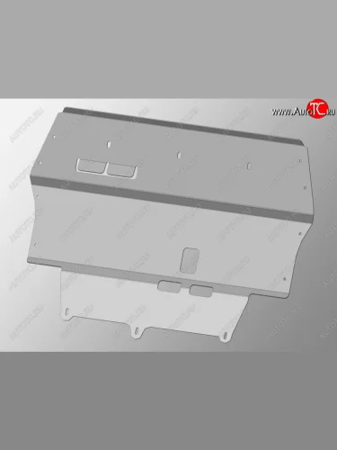 Защита картера и КПП ТСС Тюнинг (алюминий 4 мм) Volkswagen Passat  B7 (2010-2015) седан, универсал