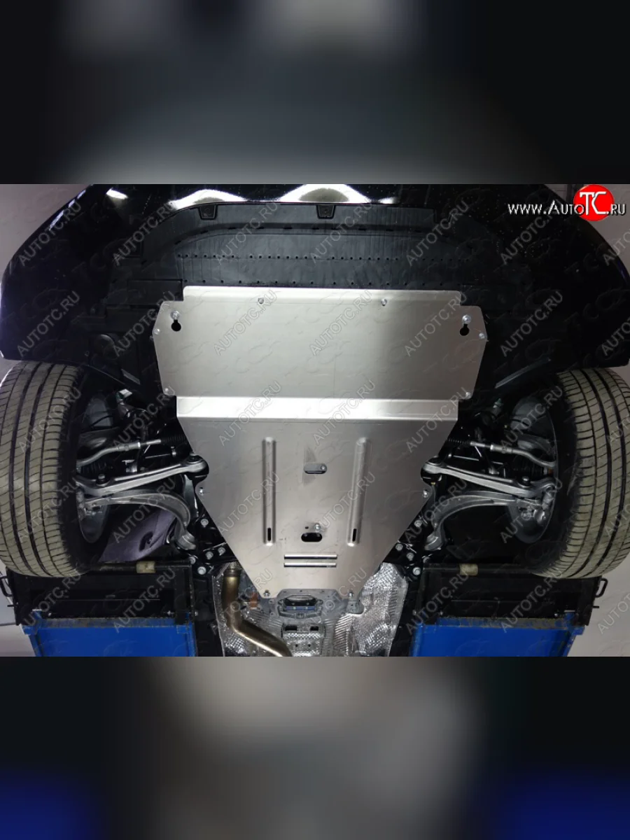 Защита картера и КПП ТСС Тюнинг Audi A7 4G лифтбэк дорестайлинг (2010-2014) (алюминий 4 мм)  с доставкой в г. Керчь