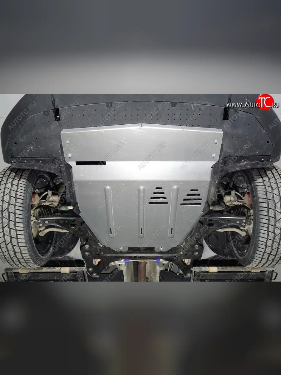 Защита картера и КПП ТСС Тюнинг Geely Tugella FY11,HPBA4 рестайлинг (2022-2025) (алюминий 4 мм)  в Керчи Республика Крым