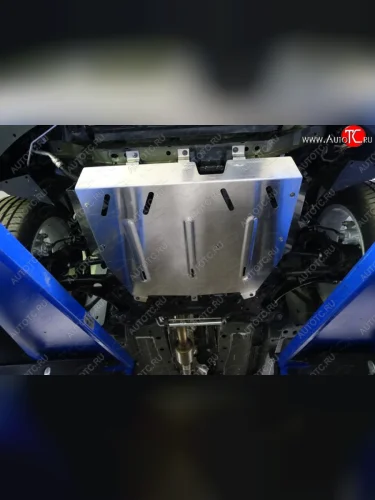 Защита картера и КПП ТСС Тюнинг (алюминий 4 мм) Jeep Compass  MK (2006-2015) дорестайлинг, рестайлинг