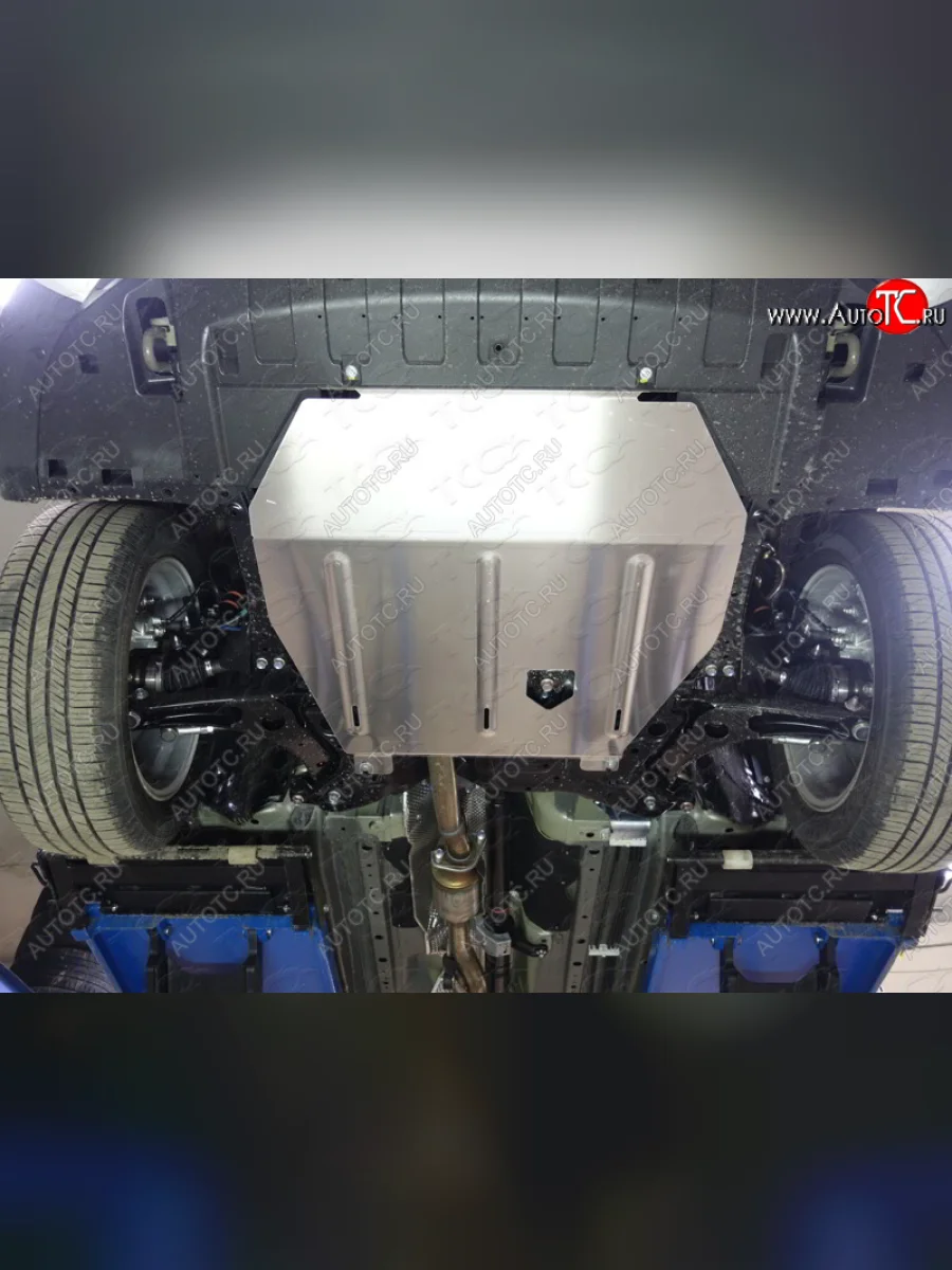 Защита картера и КПП ТСС Тюнинг Mitsubishi Outlander GF 1-ый рестайлинг (2014-2016) (алюминий 4 мм)  с доставкой в г. Пермь