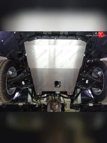 Защита картера и КПП ТСС Тюнинг (алюминий 4 мм) Nissan Almera 3 G15 седан (2012-2019)