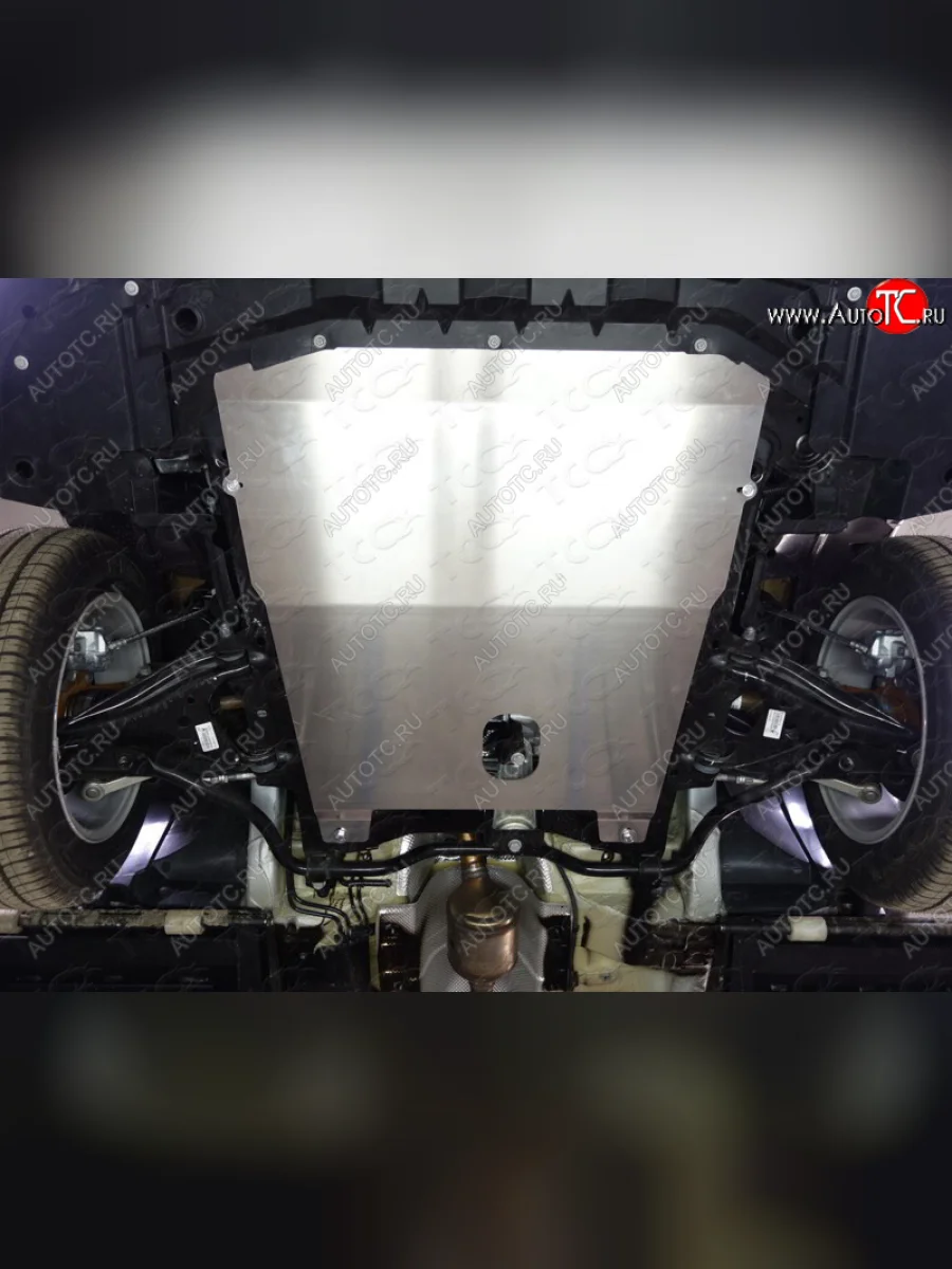 Защита картера и КПП ТСС Тюнинг Nissan Almera 3 G15 седан (2012-2019) (алюминий 4 мм)  в Самаре Самарской области