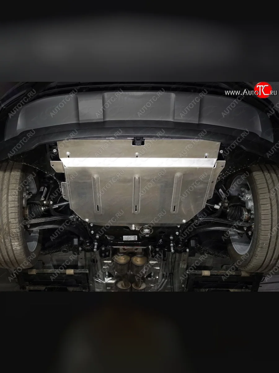 Защита картера и КПП ТСС Тюнинг Volkswagen Teramont 1 CA1 дорестайлинг (2016-2020) (алюминий 4 мм)  в Самаре Самарской области