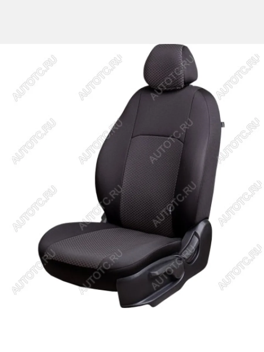 Комплект чехлов для сидений (РЗС 60/40 3Г жаккард) Дублин Lord Autofashion KIA Rio 2 JB дорестайлинг седан (2005-2009) (серый, вставка Стежок серая, строчка серая)  в Воронеже Воронежской области