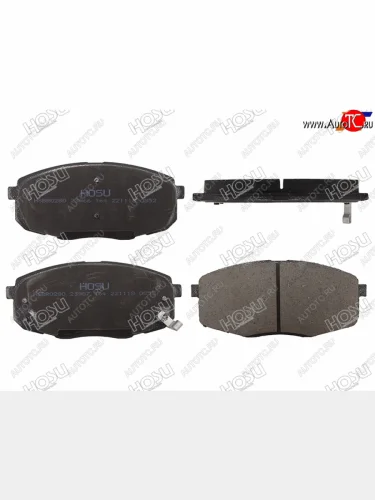 Колодки тормозные перед FL-FR SAT KIA Ceed 1 ED рестайлинг, хэтчбэк 5 дв. (2010-2012)