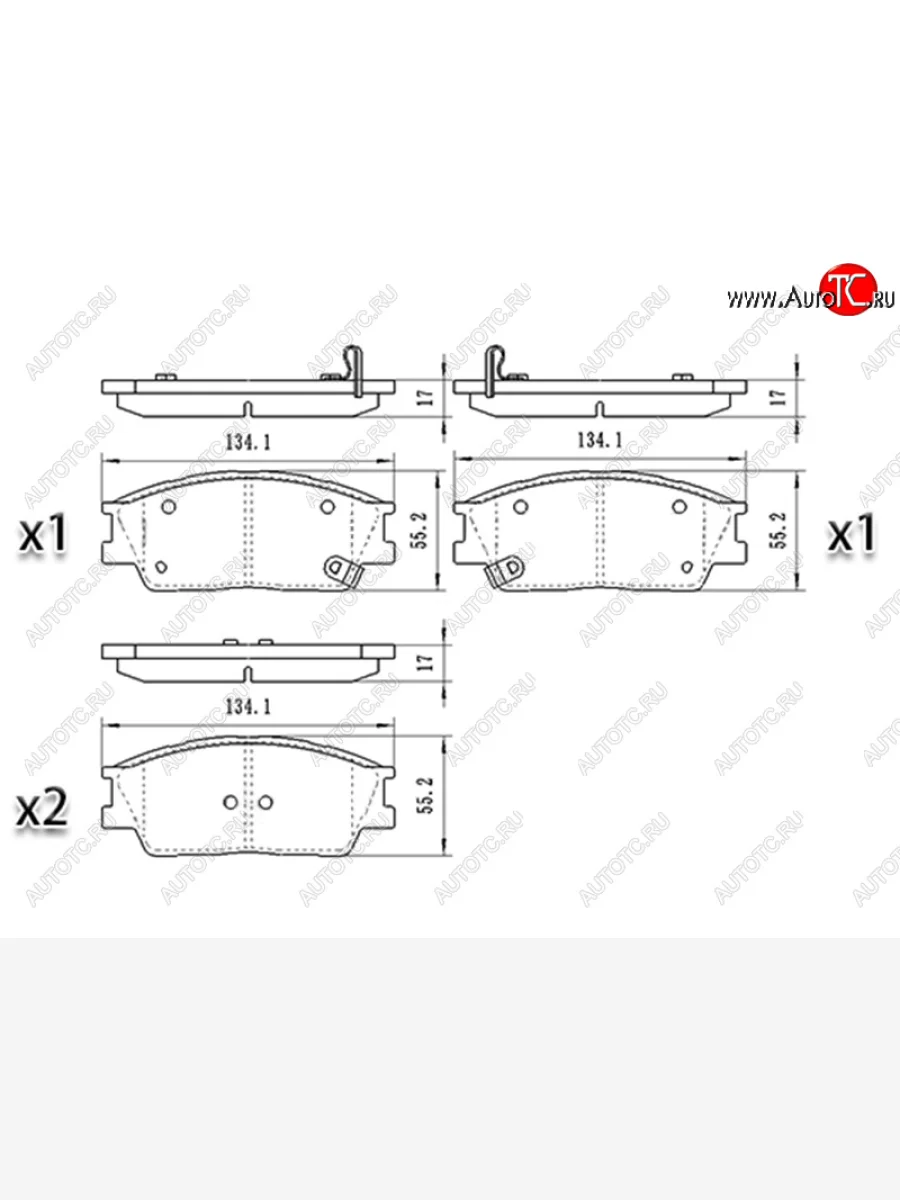 Колодки тормозные передние FR-FL SAT   Hyundai Creta (2020-2022), KIA Soul (2018-2022)  в Самаре Самарской области