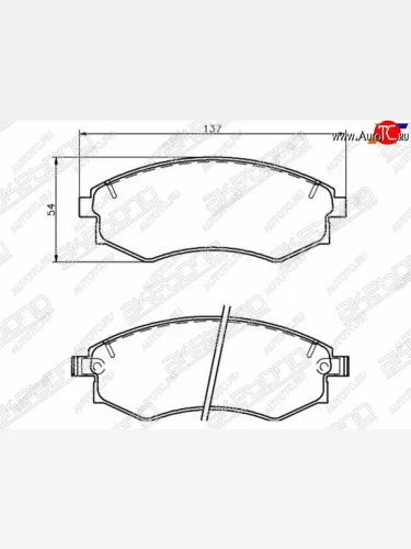 Колодки тормозные передние FR-FL SAT  SSANGYONG Rexton Y400 дорестайлинг (2017-2020)