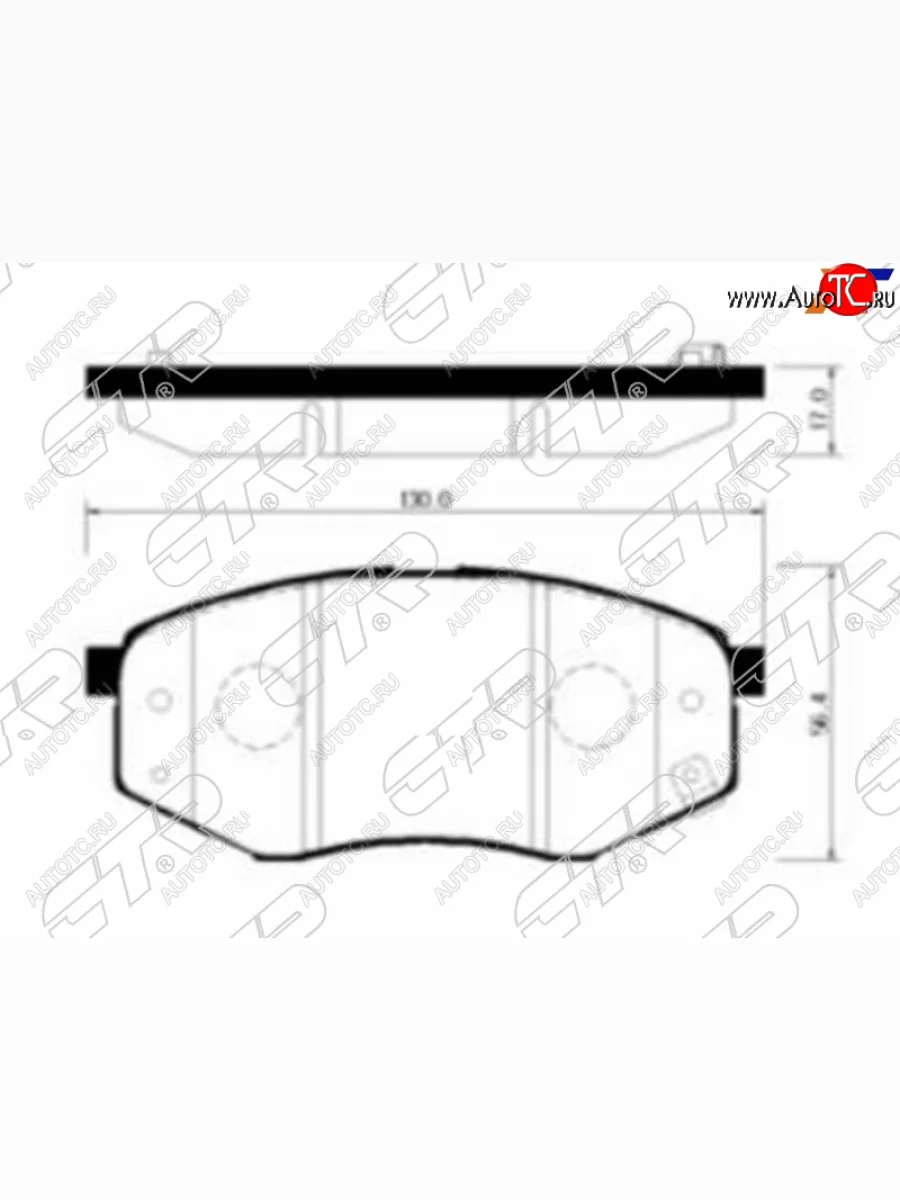 Колодки тормозные передние FR-FL SAT  Hyundai Sonata YF (2009-2014)  в Самаре Самарской области