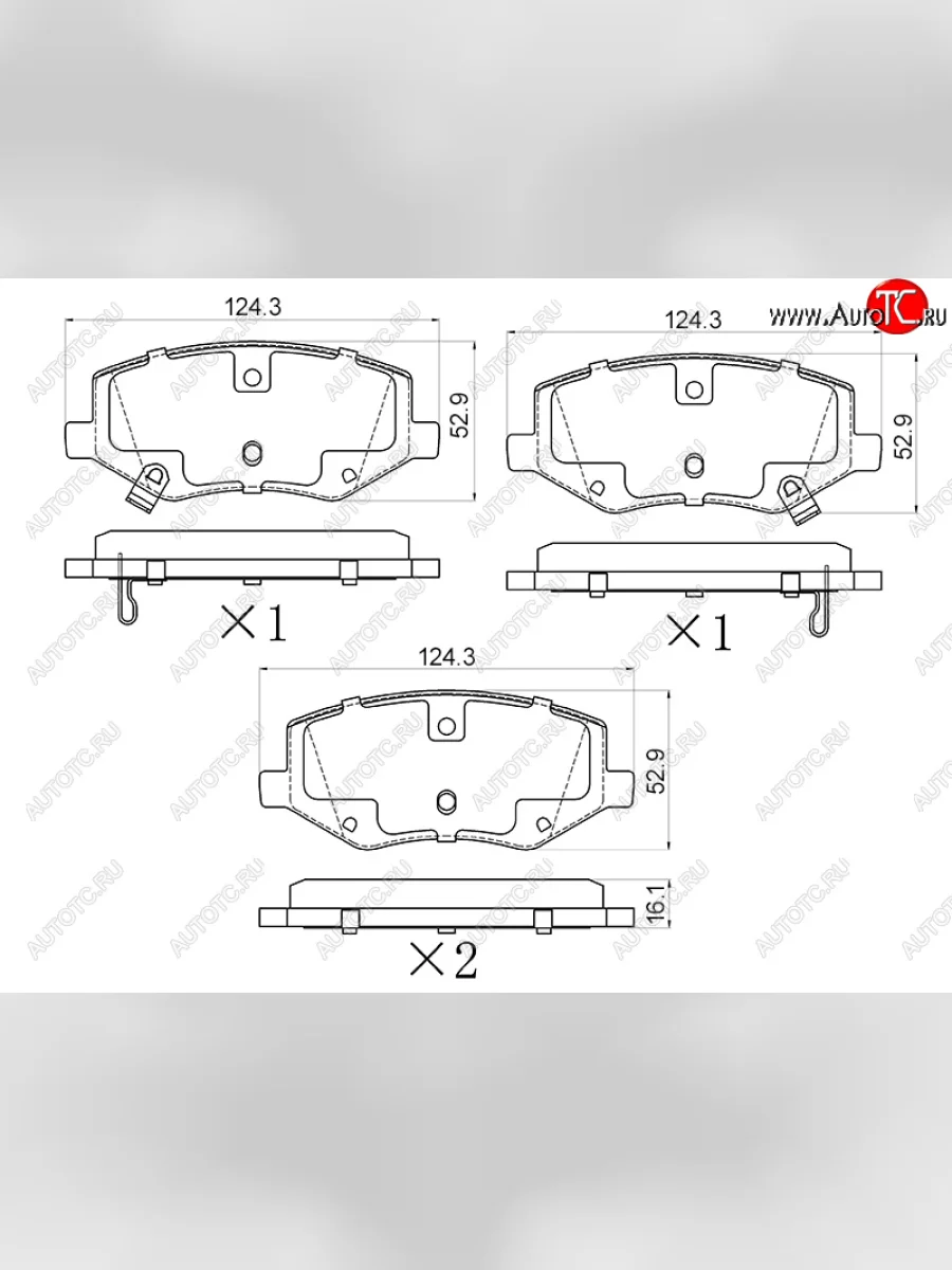 Колодки тормозные передние FR-FL SAT  JAC S3 рестайлинг (2017-2025)  в Керчи Республика Крым