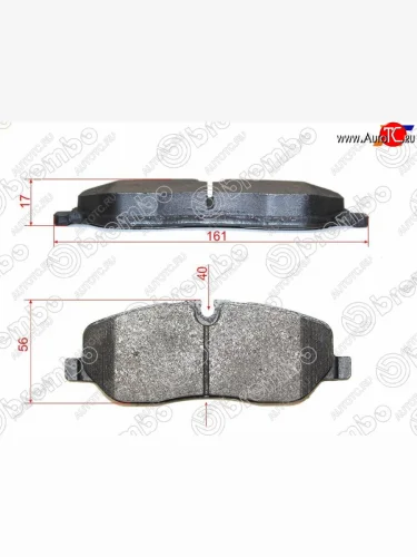 Колодки тормозные перед FR-FL SAT Land Rover Range Rover 3 L322 дорестайлинг (2002-2006)
