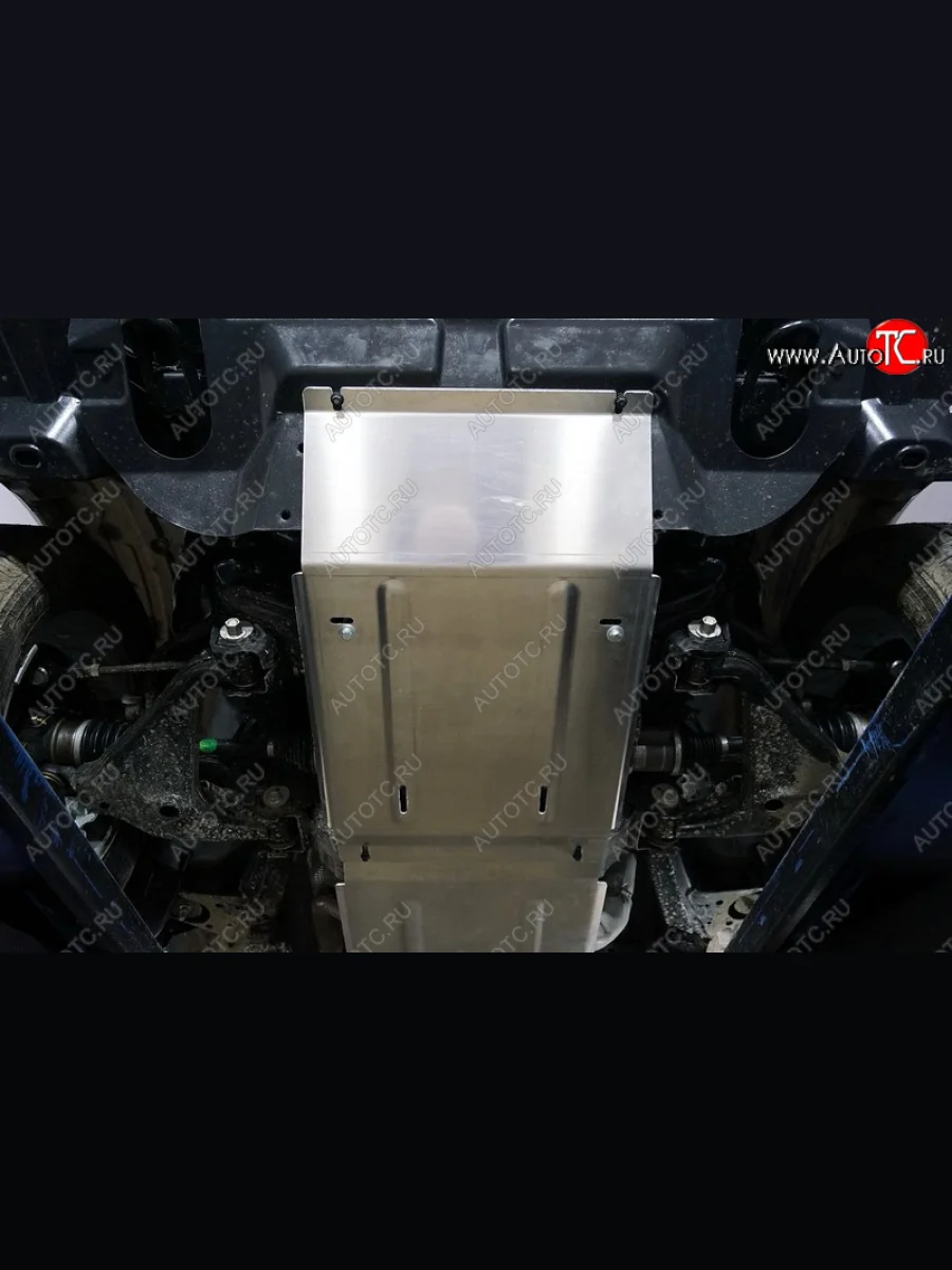 Защита картера и переднего моста ТСС Тюнинг JAC T6 пикап (2018-2024) (алюминий 4 мм)  в Перми Пермском крае