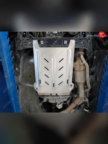 Защита КПП ТСС Тюнинг (алюминий 4 мм) Land Rover Discovery  5 L462 (2016-2020) дорестайлинг