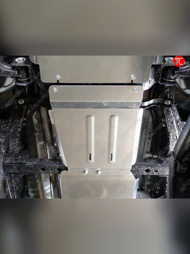 Защита КПП ТСС Тюнинг (алюминий 4 мм) Toyota Fortuner  AN160 - Hilux Revo