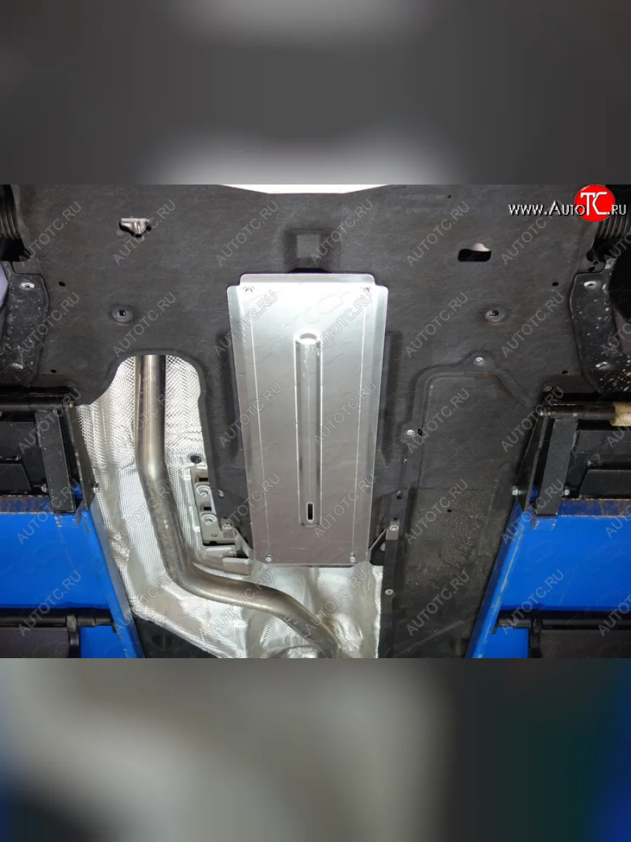 Защита КПП (3-0, 2-0d, 3-0d) ТСС Тюнинг Jaguar F-Pace X761 дорестайлинг (2015-2020) (алюминий 4 мм)  с доставкой в г. Керчь