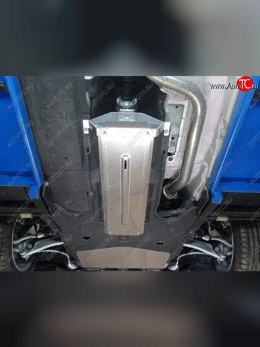 Защита КПП (v-2-0)ТСС Тюнинг Jaguar XE X250 дорестайлинг (2014-2019) (алюминий 4 мм)  в Керчи Республика Крым