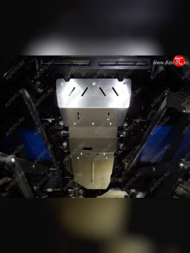 Защита КПП (не устанавливается без ZKTCC00101) ТСС Тюнинг (алюминий 4 мм) Lexus GX460  J150 (2009-2022), Toyota Land Cruiser Prado  J150 (2009-2025)