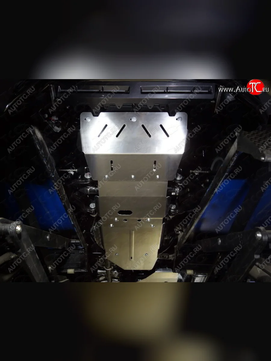 Защита КПП (не устанавливается без ZKTCC00101) ТСС Тюнинг  Lexus GX460 (2009-2022), Toyota Land Cruiser Prado (2009-2025) (алюминий 4 мм)  с доставкой в г. Керчь