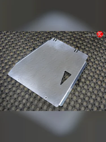 Защита КПП (не устанавливается без ZKTCC00105) ТСС Тюнинг (алюминий 4 мм) Volkswagen Touareg  2 NF (2010-2018) дорестайлинг, рестайлинг