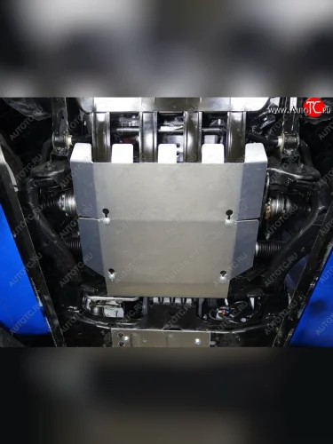 Защита картера (V- 3-0)(V- 2-0) ТСС Тюнинг (алюминий 4 мм) Volkswagen Amarok (2016-2022) рестайлинг