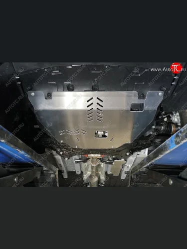 Защита картера и КПП ТСС Тюнинг (алюминий 4 мм) Changan CS55 Plus (2021-2025)