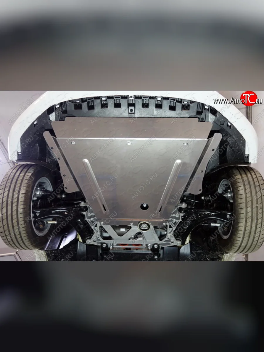 Защита картера и КПП (кроме 2L) ТСС Тюнинг  Audi A3 (2012-2016) 8V1 (алюминий 4 мм)  с доставкой в г. Керчь