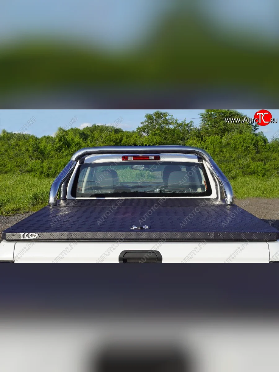 Защита кузова (для крышки) d76,1 мм ТСС Тюнинг Great Wall Poer KingKong пикап (2021-2025) (нержавейка)  в Керчи Республика Крым