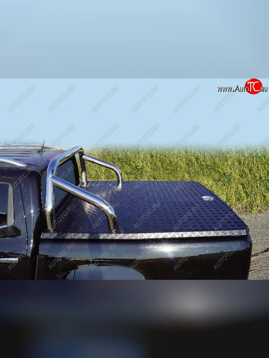 Защита кузова (для крышки) d76,1 мм ТСС Тюнинг Isuzu D-Max RG DoubleCab (2020-2023) (нержавейка)  с доставкой в г. Керчь