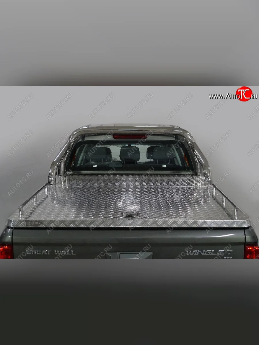 Защита кузова (для крышки) d76,1 мм ТСС Тюнинг Great Wall Wingle 7 пикап (2018-2023) (нержавейка)  в Самаре Самарской области