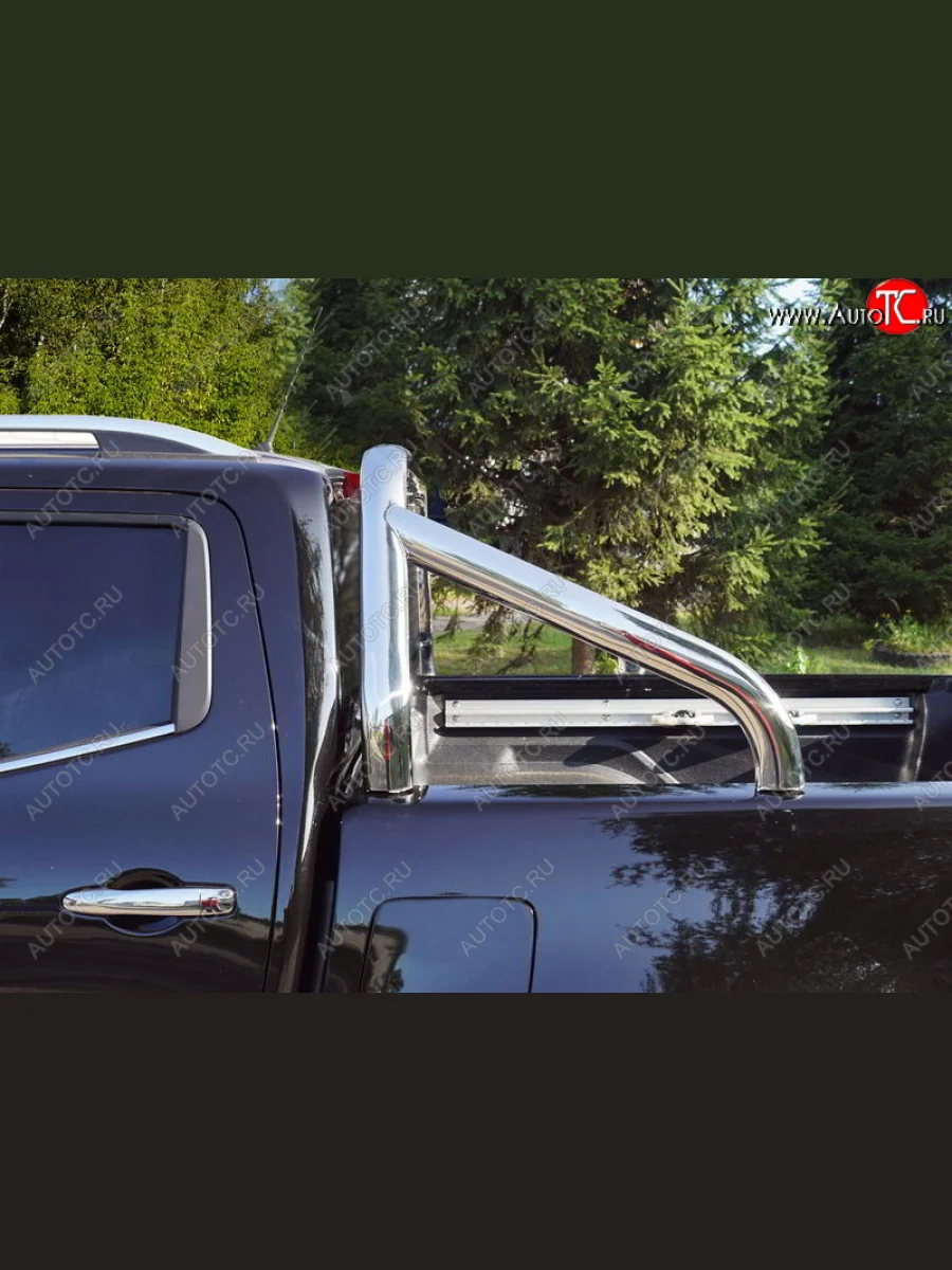 Защита кузова d 75х42 мм (только для кузова) ТСС Тюнинг Mercedes-Benz X class W470 (2017-2020) (нержавейка)  в Керчи Республика Крым