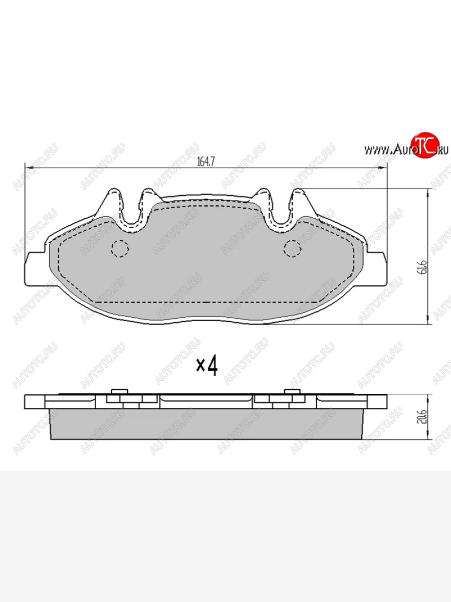 Колодки тормозные перед FR-FL SAT Mercedes-Benz Viano W639 рестайлинг (2010-2014)  в Керчи Республика Крым