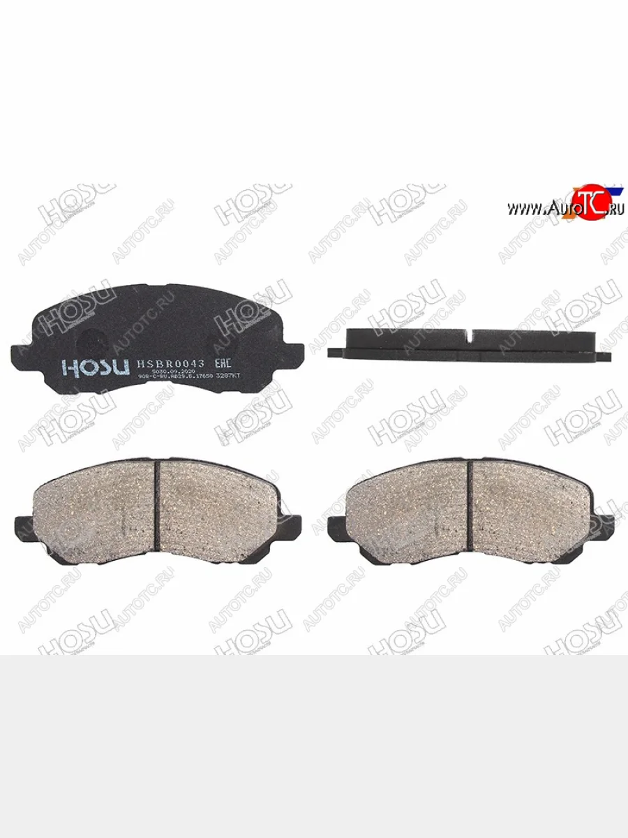 Колодки тормозные перед FR-FL SAT Mitsubishi Colt Z20, Z30 хэтчбэк 3 дв. дорестайлинг (2002-2009)  с доставкой в г. Керчь