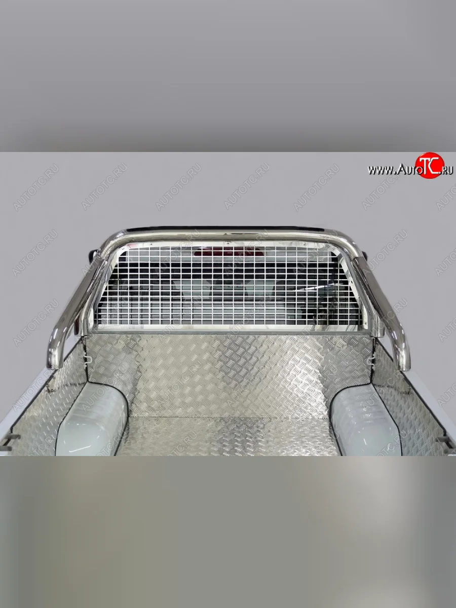 Защита кузова и заднего стекла (для кузова) d 76,1 мм ТСС Тюнинг JAC T6 пикап (2018-2024) (нержавейка)  в Керчи Республика Крым