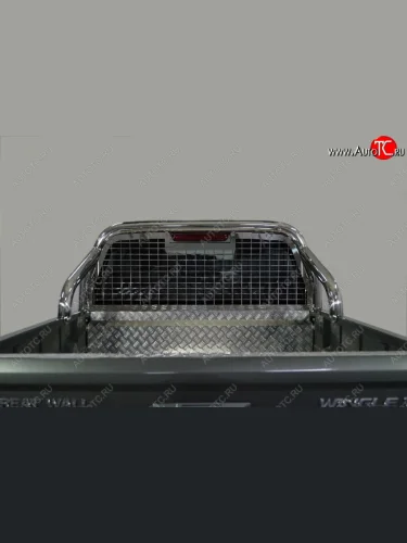 Защита кузова и заднего стекла (для кузова) d 76,1 мм ТСС Тюнинг (нержавейка) Great Wall Wingle 7 (2018-2023) пикап