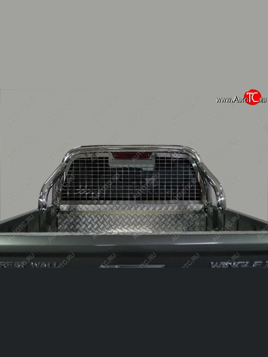 Защита кузова и заднего стекла (для кузова) d 76,1 мм ТСС Тюнинг Great Wall Wingle 7 пикап (2018-2023) (нержавейка)  в Самаре Самарской области