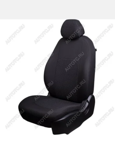 Комплект чехлов для сидений (РЗС 40/60 2Г жаккард) Турин Lord Autofashion (черный, вставка серая Спинг-88, строчка черная) KIA Cerato  2 TD (2008-2013) седан