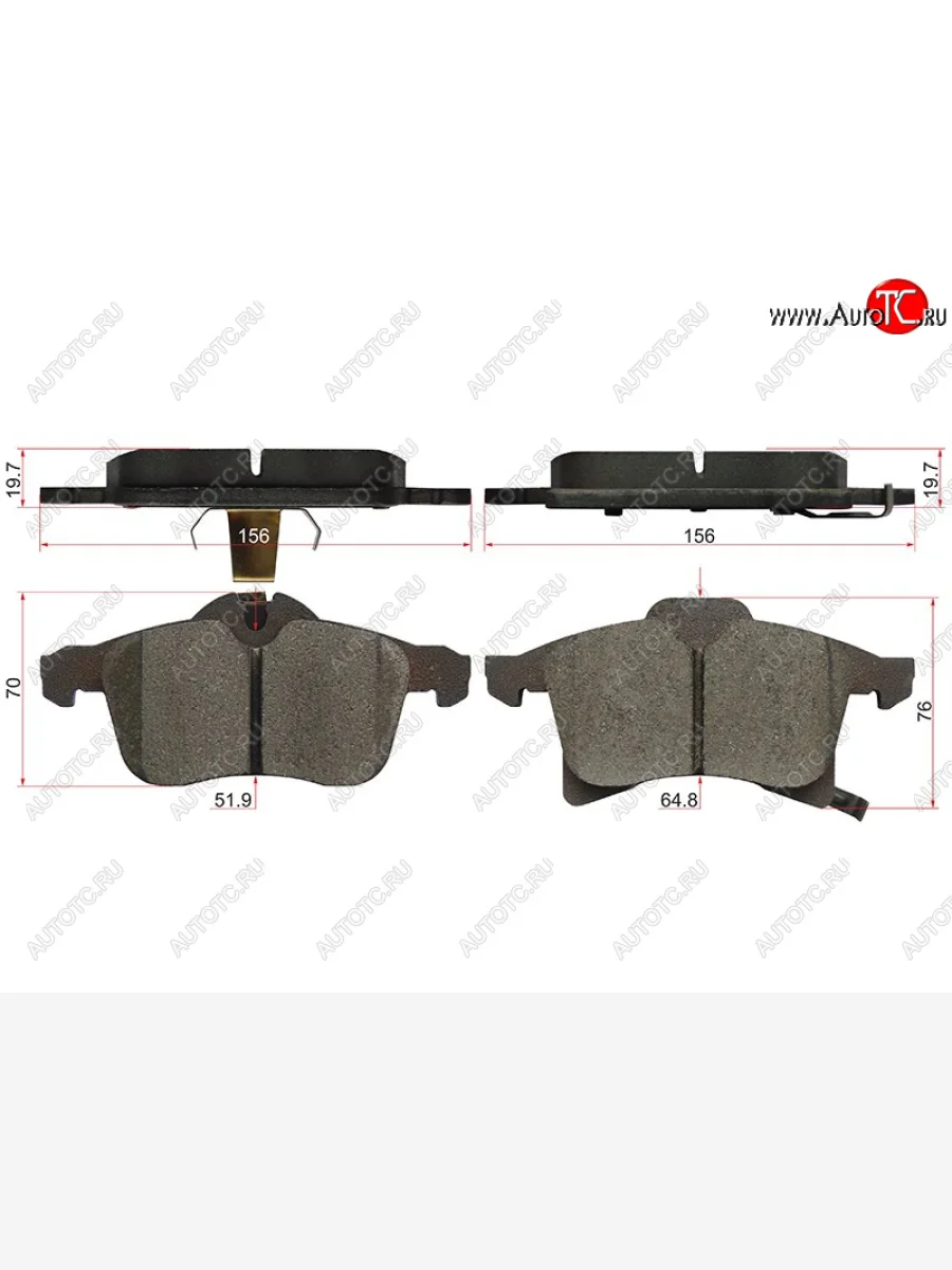 Колодки тормозные перед FR-FL SAT Opel Astra H седан дорестайлинг (2004-2007)  в Перми Пермском крае