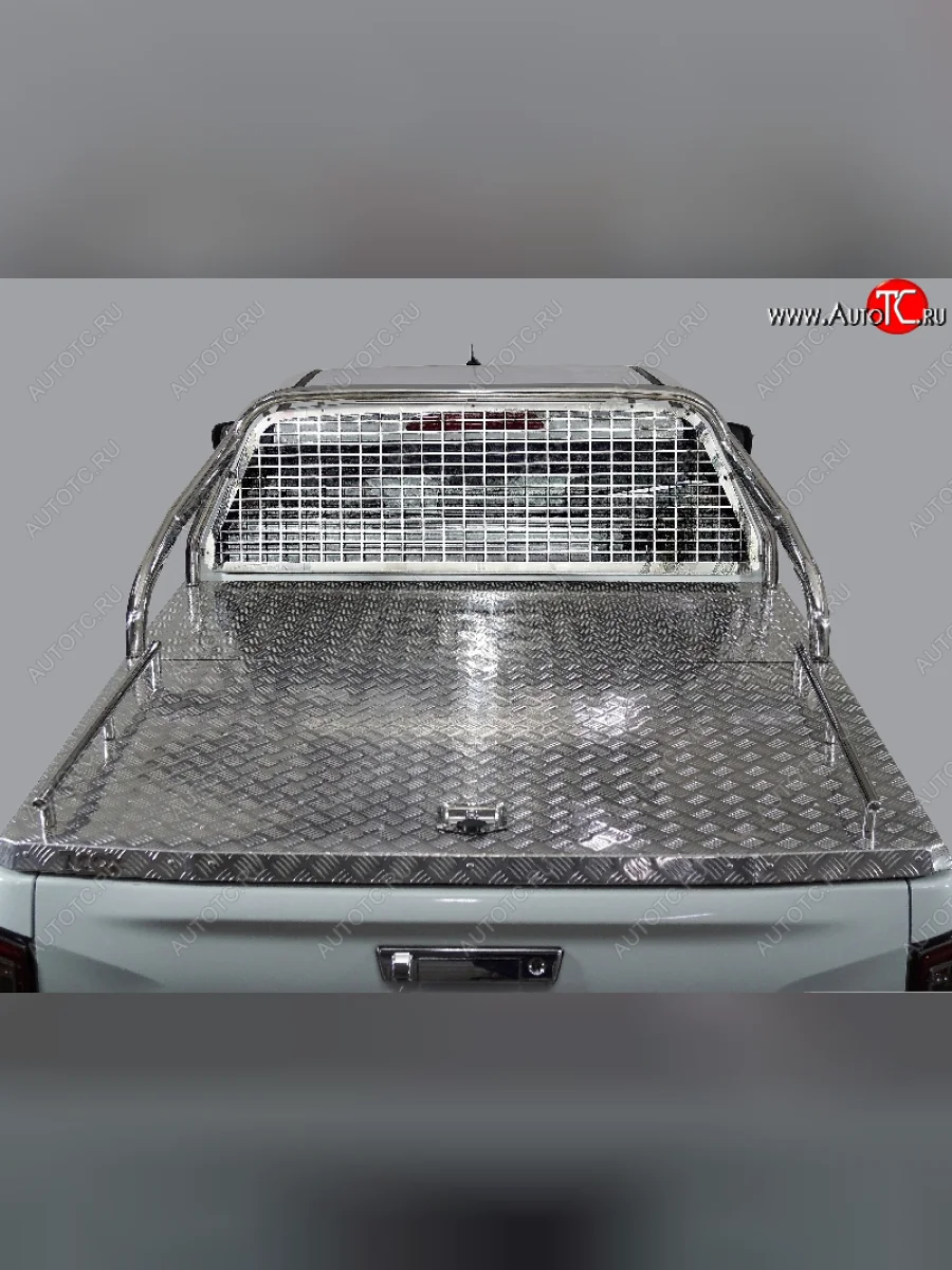 Защита кузова и заднего стекла (для крышки) d 75х42 мм ТСС Тюнинг Isuzu D-Max RG DoubleCab (2020-2023) (нержавейка)  с доставкой в г. Керчь