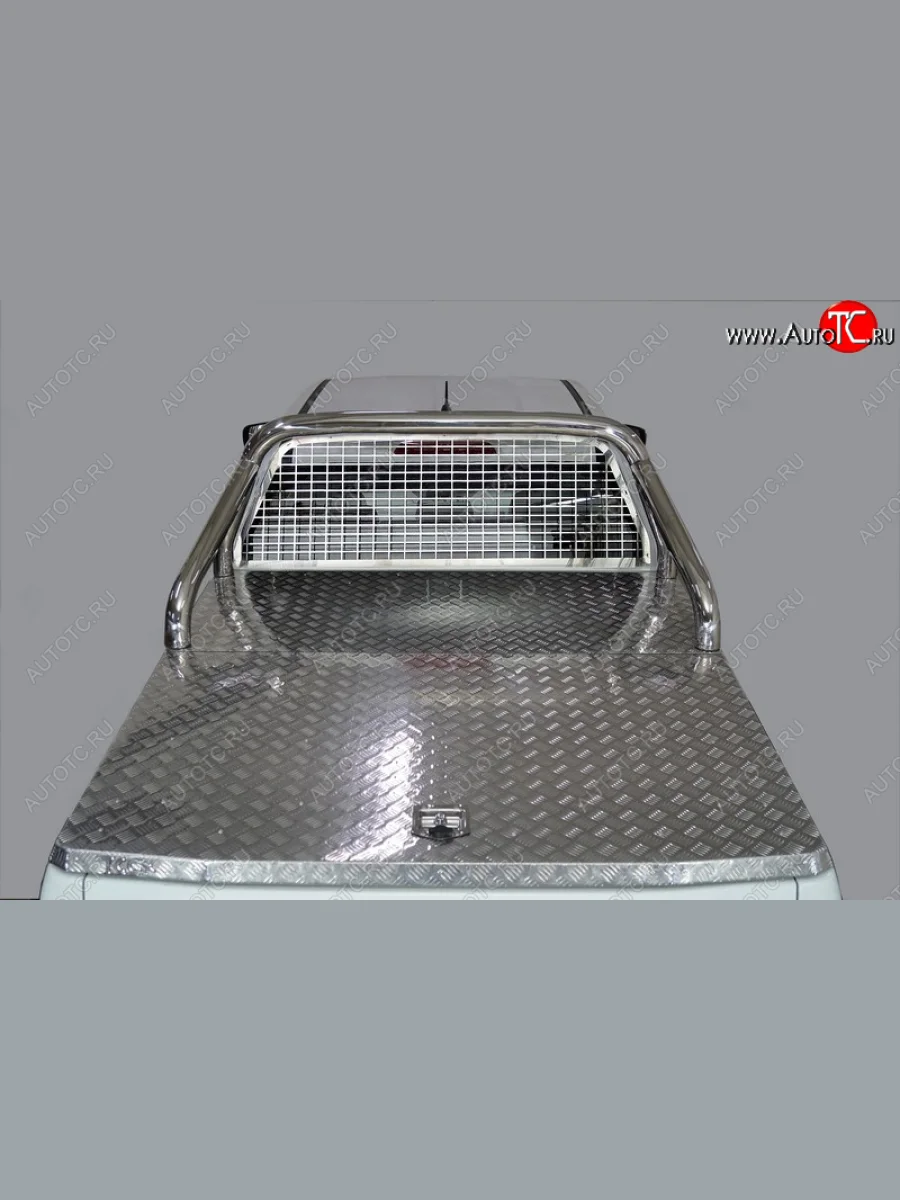 Защита кузова и заднего стекла (для крышки) d 76,1 мм ТСС Тюнинг JAC T6 пикап (2018-2024) (нержавейка)  в Керчи Республика Крым